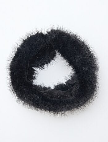 Snood court effet moutonné