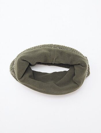 Snood en maille uni