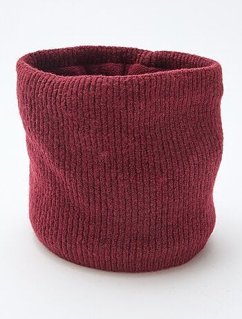 Snood en maille unie