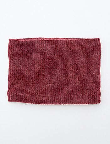 Snood en maille unie