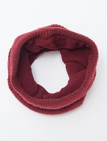 Snood en maille unie