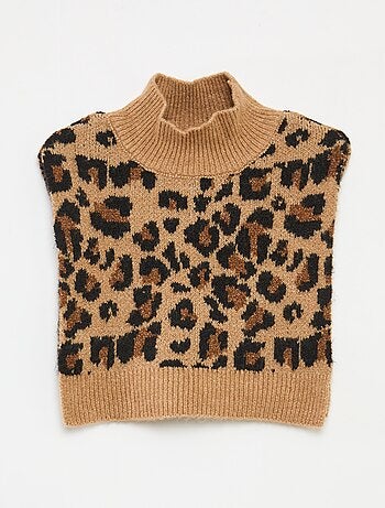Snood plastron col montant