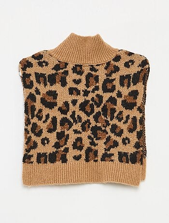 Snood plastron col montant