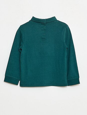 Sous-pull à col montant avec imprimé en relief