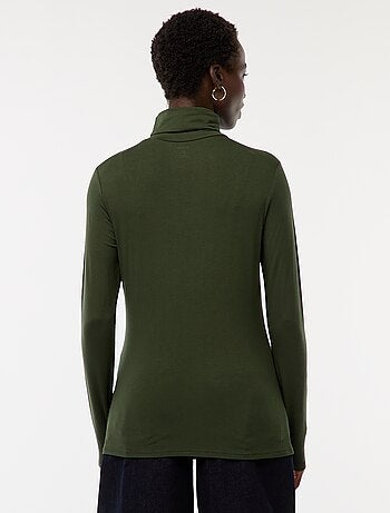 Sous-pull à col roulé et manches longues