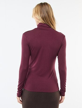 Sous-pull à col roulé et manches longues