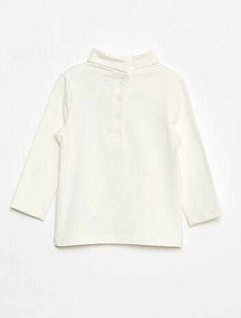 Sous-pull avec col montant à motif