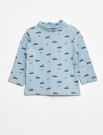 Sous-pull avec col montant à motif