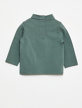 Sous-pull avec col montant à motif