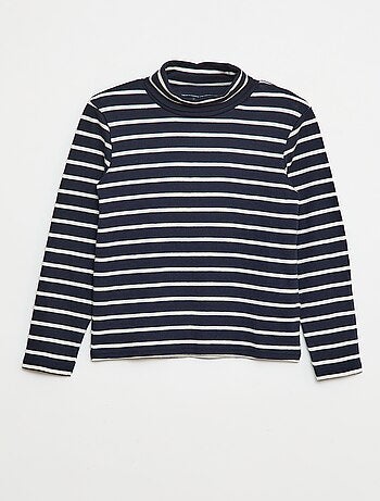 Sous-pull col roulé à rayures