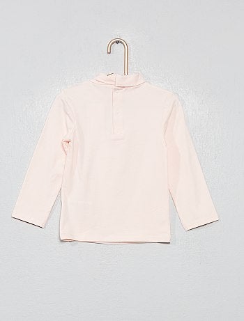 Fille 0-36 mois - Sous-pull en coton bio 'éco-conception' - Kiabi