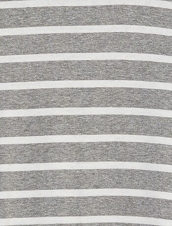 Sous pull rayé en coton stretch