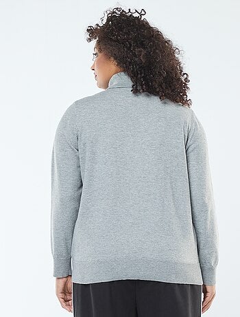 Sous-pull uni avec col roulé