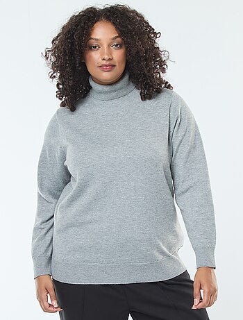 Sous-pull uni avec col roulé