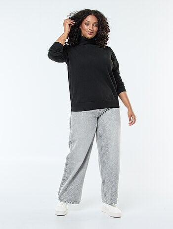 Sous-pull uni avec col roulé