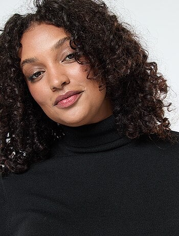 Sous-pull uni avec col roulé