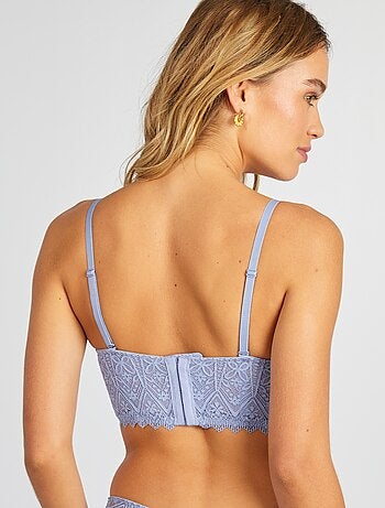 Soutien-gorge bustier en dentelle