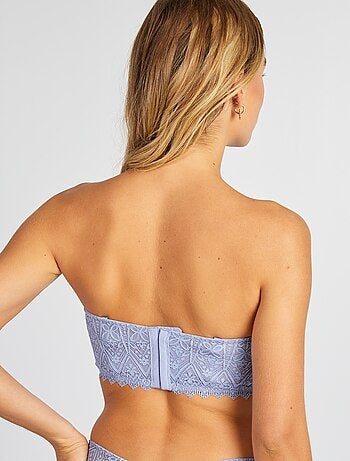 Soutien-gorge bustier en dentelle