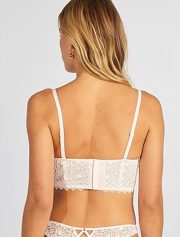 Soutien-gorge bustier en dentelle