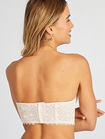 Soutien-gorge bustier en dentelle
