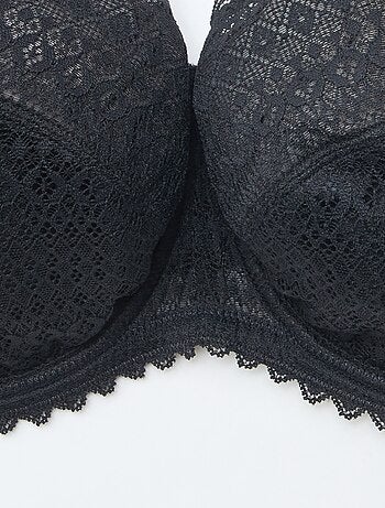 Soutien-gorge corbeille en dentelle ajourée