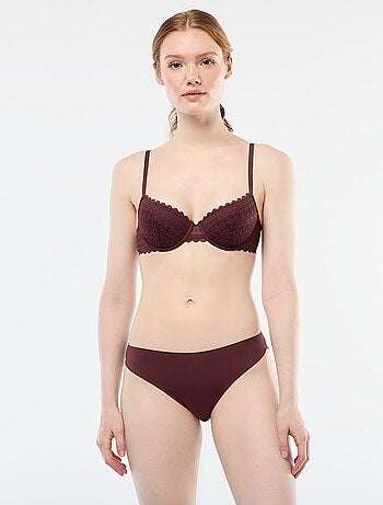 Soutien-gorge corbeille en dentelle