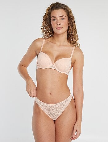 Soutien-gorge corbeille en dentelle