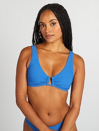 Soutien-gorge de bain texturé