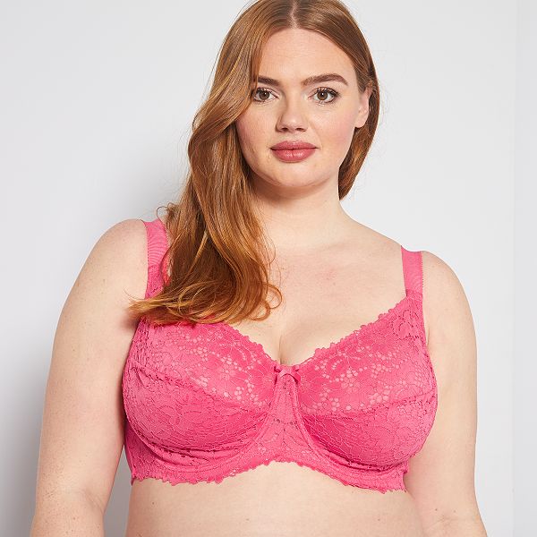 Soutien Gorge Emboitant En Dentelle Grande Taille Femme Kiabi 20 00