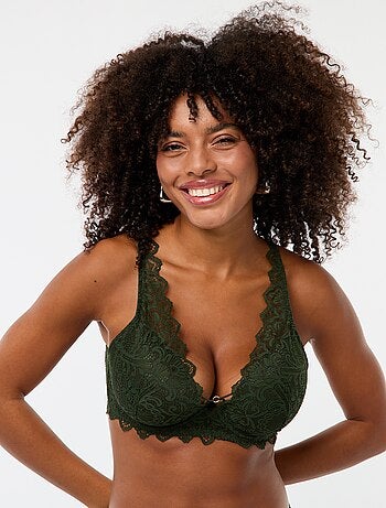 Soutien-gorge en dentelle avec bijou bonnet D/E