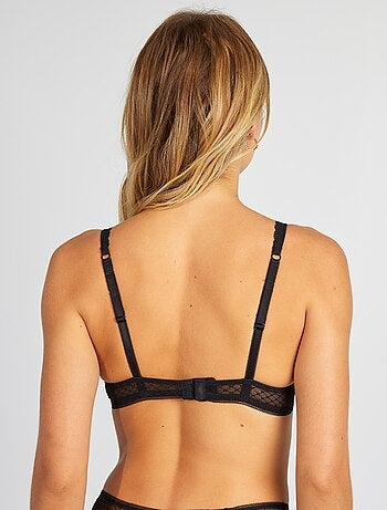Soutien-gorge en dentelle effet foulard