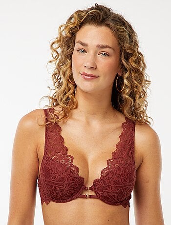 Soutien-gorge push up avec bijou fantaisie