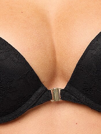 Soutien-gorge push up en dentelle avec dos nageur