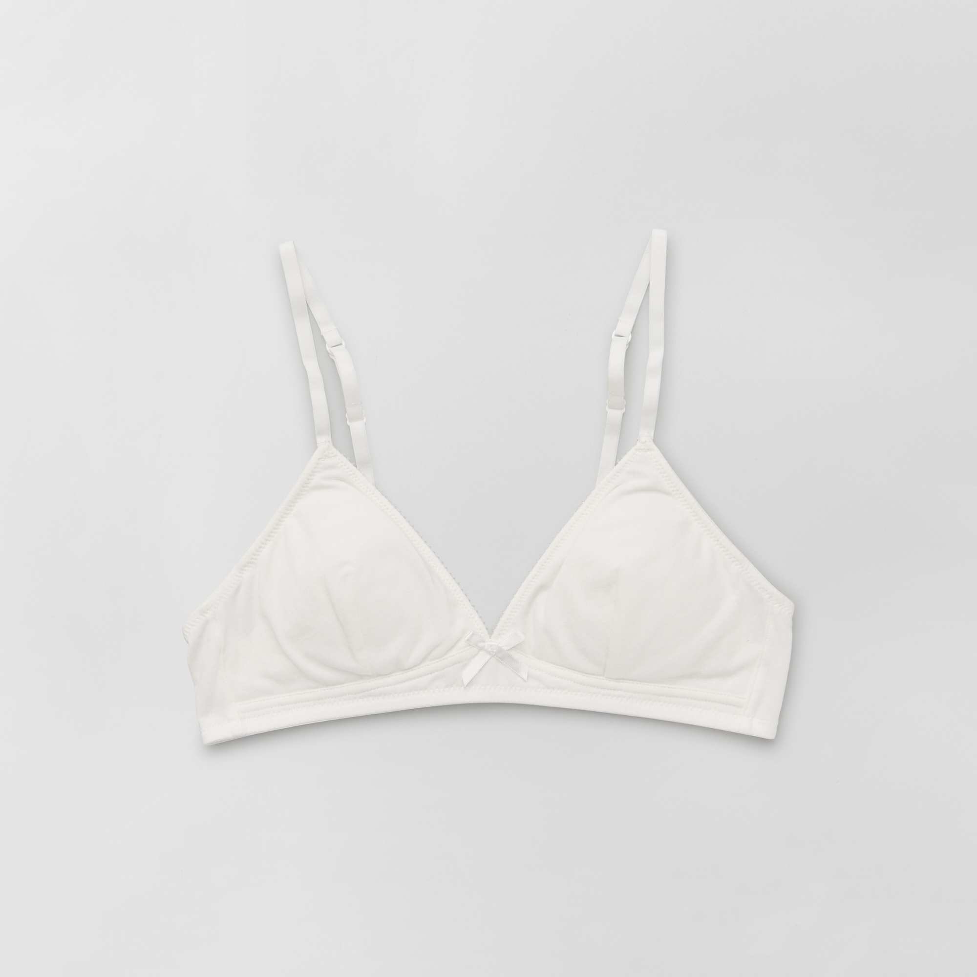 triangle en coton fille adolescente marine Kiabi 7,00€
