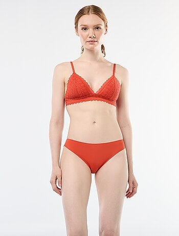 Soutien-gorge triangle en dentelle
