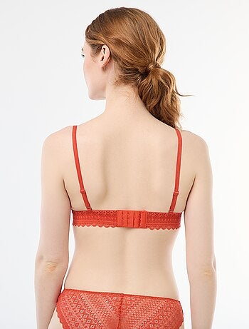 Soutien-gorge triangle en dentelle