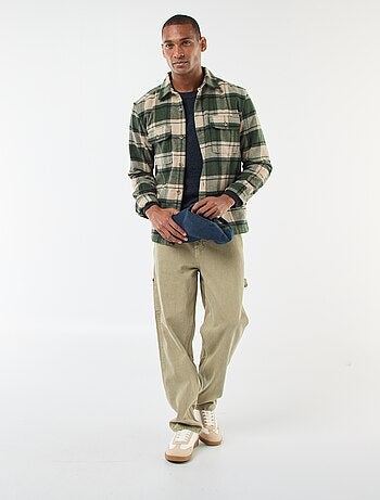 Surchemise à carreaux