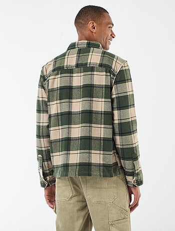 Surchemise à carreaux