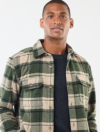 Surchemise à carreaux