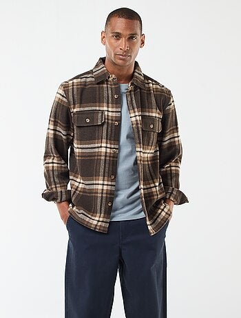 Surchemise à carreaux