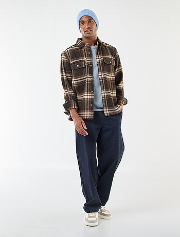 Surchemise à carreaux