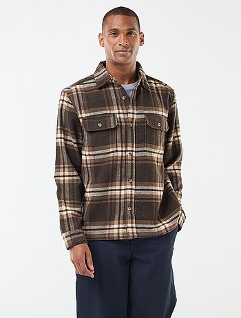 Surchemise à carreaux