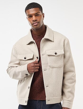 Surchemise avec 2 poches à rabat boutonnées à la poitrine