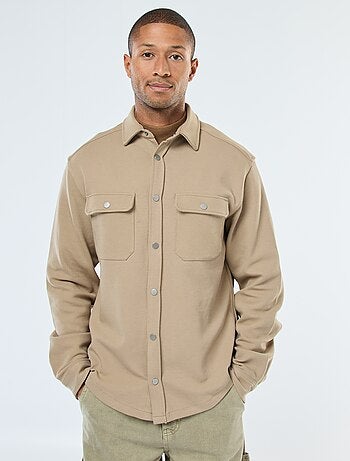 Surchemise avec ouverture pressionnée et 2 poches poitrine