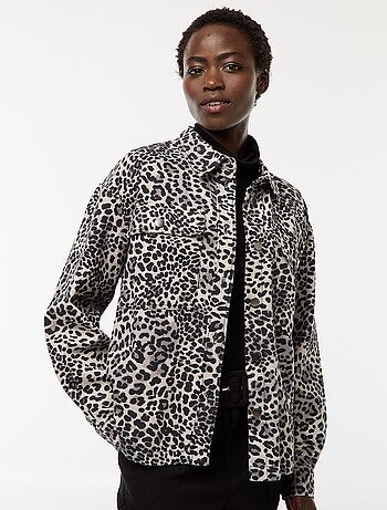 Surchemise léopard en coton 'JDY'