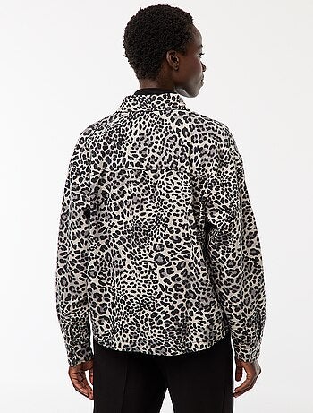 Surchemise léopard en coton 'JDY'