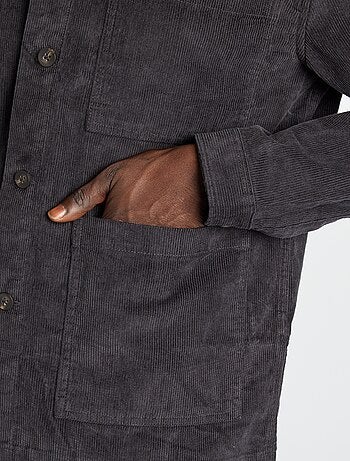 Surchemise regular en velours