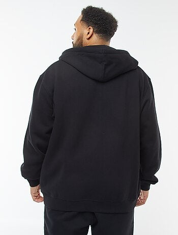 Sweat à capuche à ouverture zippée