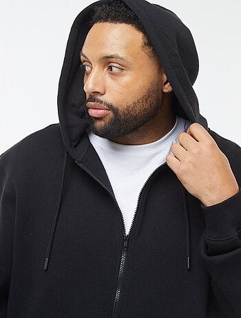 Sweat à capuche à ouverture zippée