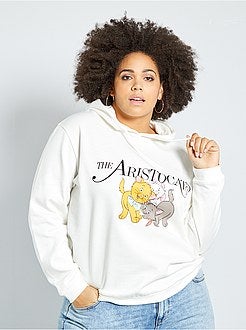 Sweat à capuche 'Aristochats' - Kiabi